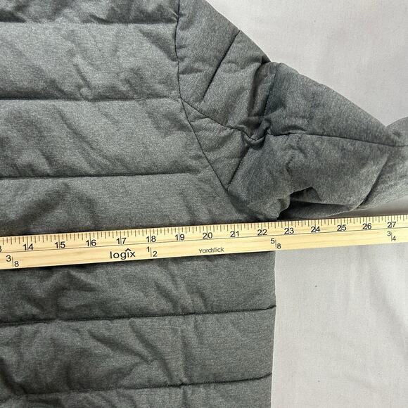 Save The Duck Womens Stretch Puffer Plumtech Synthetic Down Jacket Gray Size 4 - Picture 6 of 6